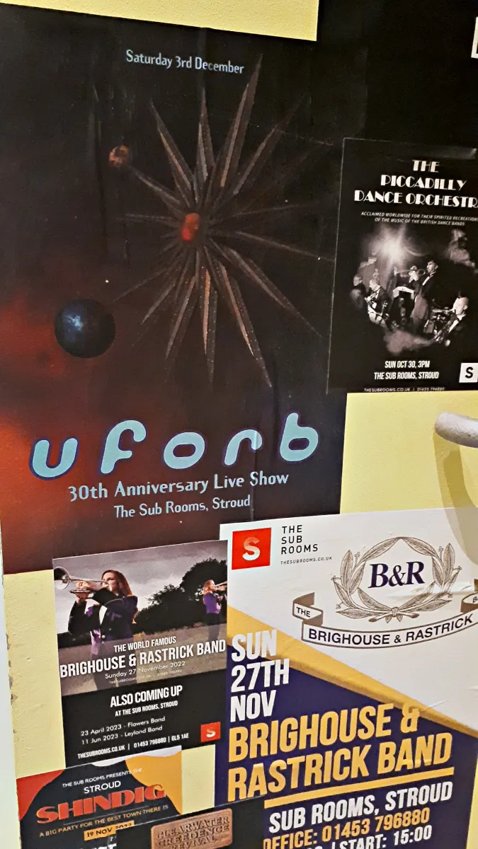 Supporting The Orb. 3 December 2022, Sub Rooms, Stroud. Supporting The Orb.