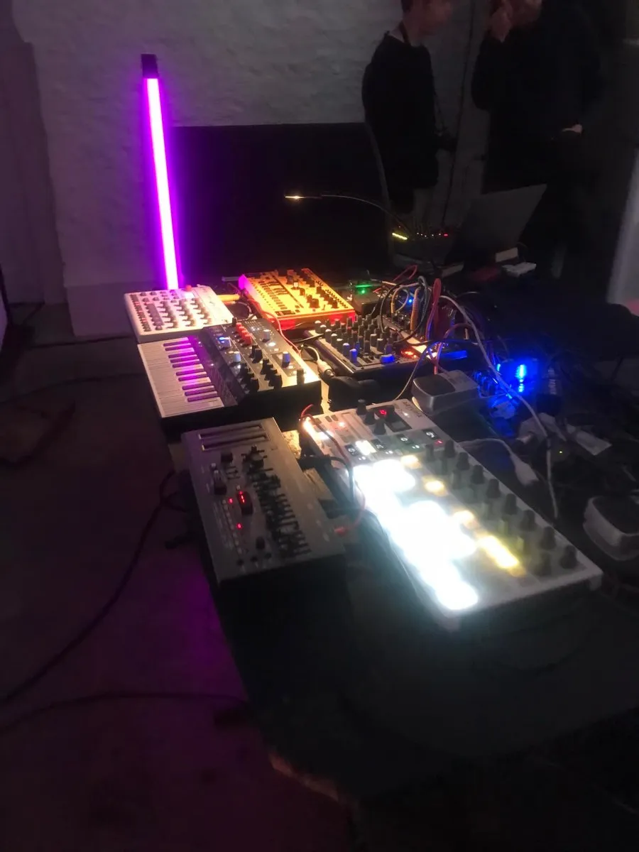 Sensonic. 2 July 2022, Sensonic, Frome. Andrew Sloan’s setup.